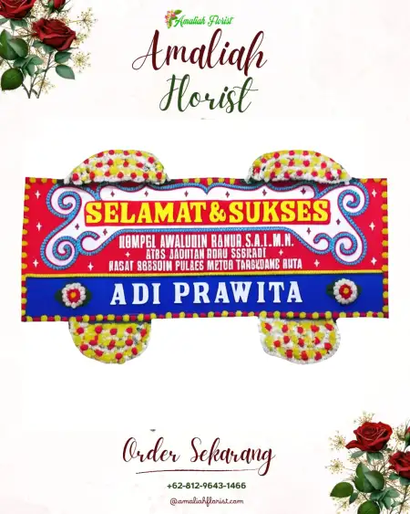 Papan Bunga Ucapan Selamat Rejoso Lor